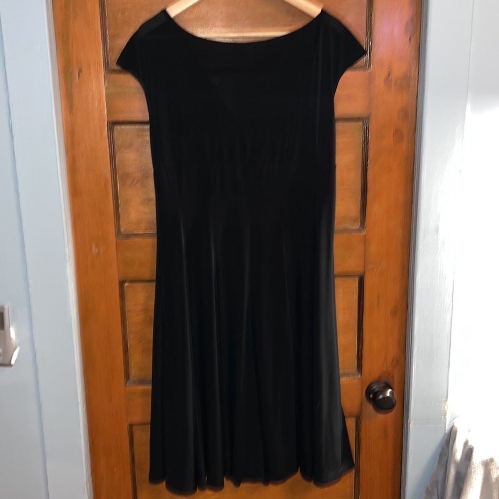Women’s jersey black dress Forever large - Picture 3 of 5